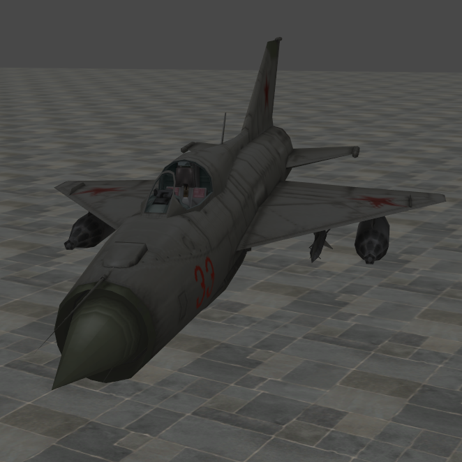MiG-21 3D Model for XNALara by cookm3 on DeviantArt
