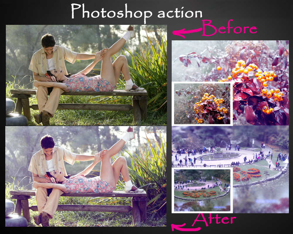 Photoshop action ''Cold Tone''