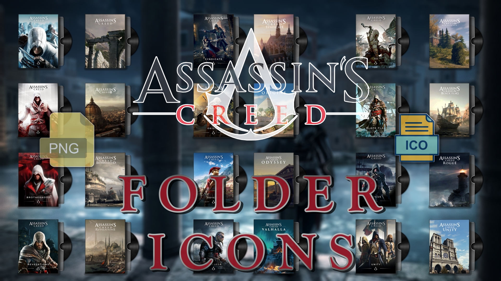 Assassin's Creed folder icon collection by FolderIconBoy on DeviantArt