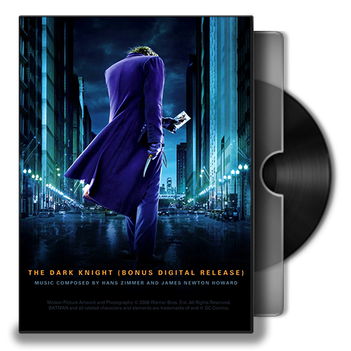 The Dark Knight (2008) Soundtrack Folder Icon by FolderIconBoy on ...
