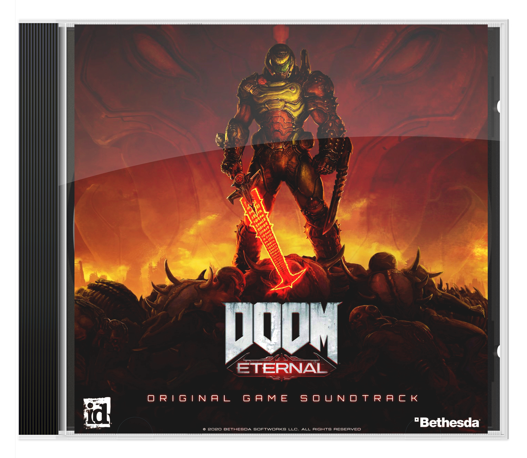 DOOM Eternal 2020 Soundtrack CD folder icon by FolderIconBoy on DeviantArt, image size:1812x1576