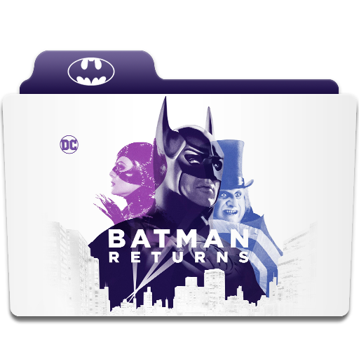 BATMAN RETURNS 1992 folder icon v2 by FolderIconBoy on DeviantArt