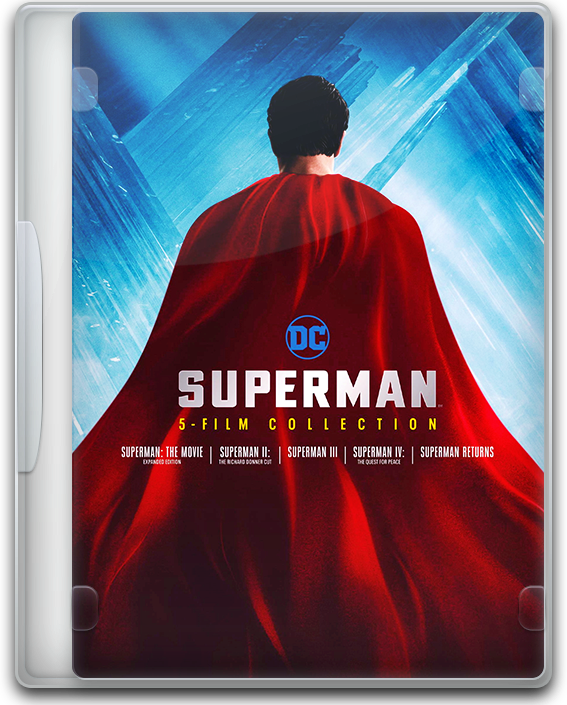 Superman 5-Movie Collection DVD folder icon by FolderIconBoy on DeviantArt