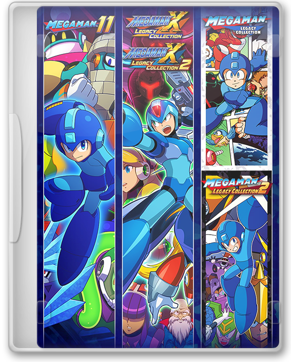 Mega Man 30th Anniversary (2018) folder icon by FolderIconBoy on DeviantArt