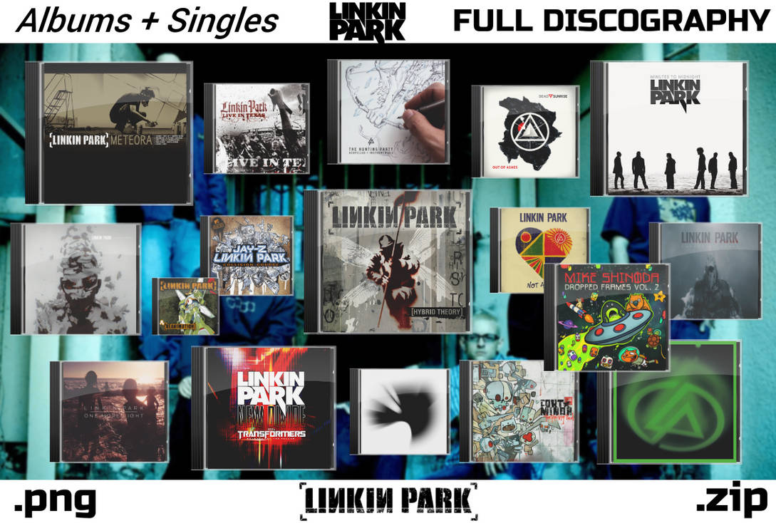 Linkin Park CD Album Full Discography folders .png by