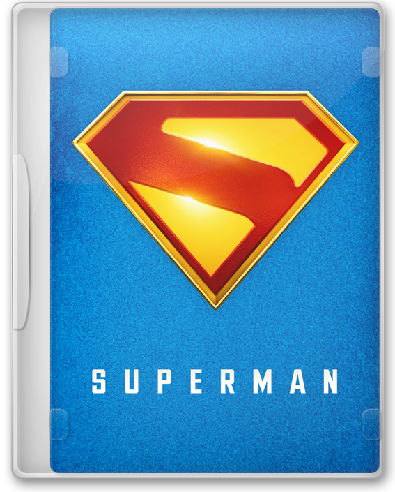 Superman (2025) DVD folder icon v2 by FolderIconBoy on DeviantArt