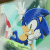 Sonic Waving Emoticon