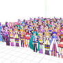 Paper Crowd DL Pack (Model and Motions Included)