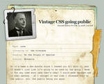 Vintage CSS - easy install. by foundsoundfunny