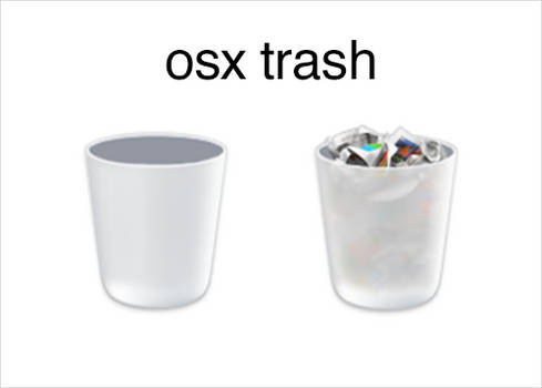 mac trash icon for yosemite / el capitan / sierra