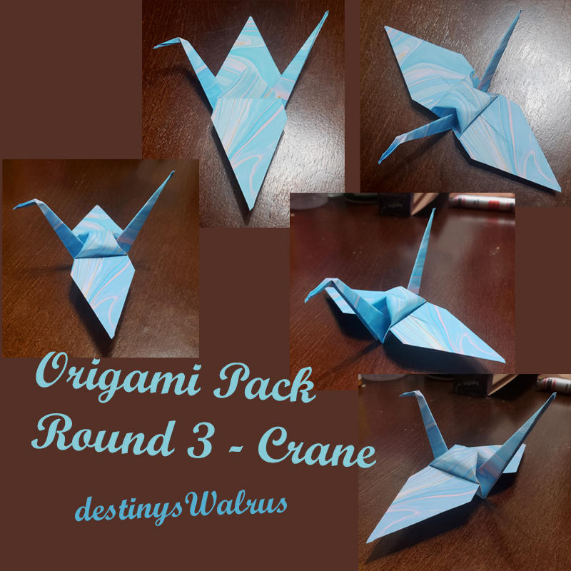 Origami Pack 3 Crane by destinysWalrus on DeviantArt