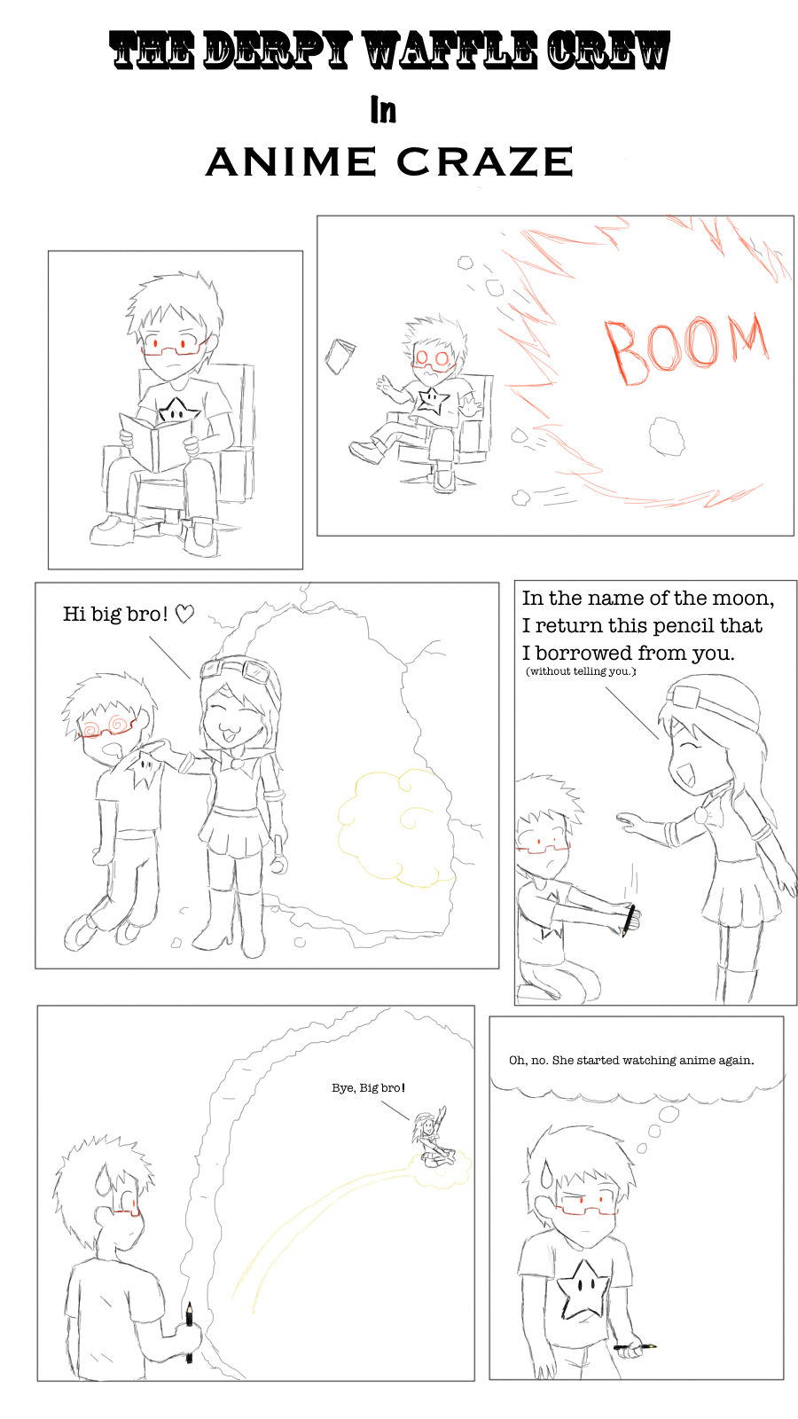 The derpy waffle crew ep01 :anime craze. by Somedude02 on DeviantArt
