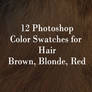 Photoshop Hair Color Swatches