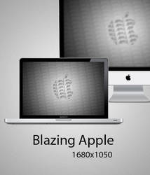 Blazing Apple Wallpaper