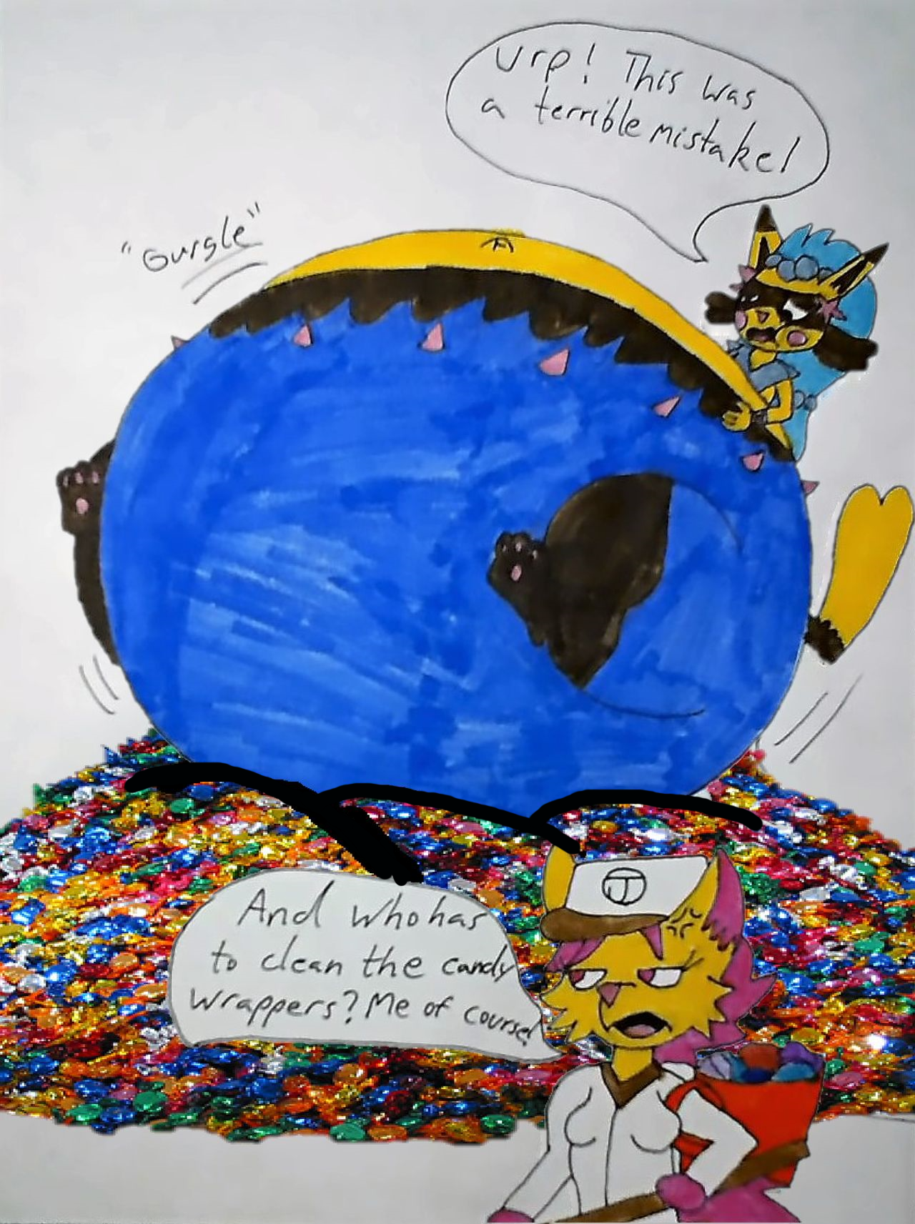 Too Much Candy by MJLegacy on DeviantArt
