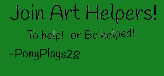 Art Helpers!