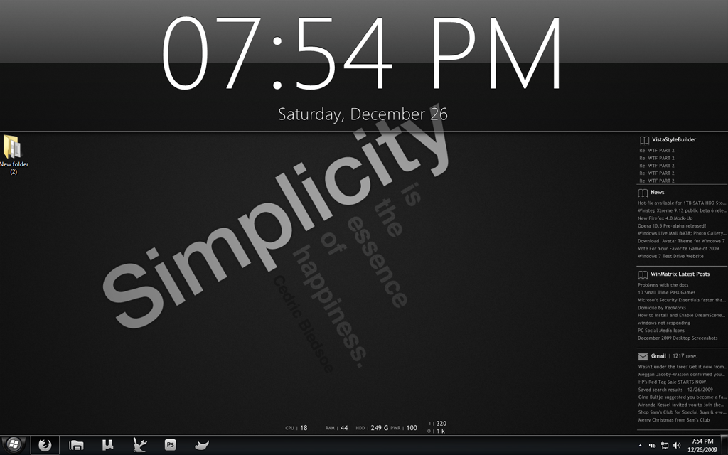 Simplicity Version 1.5 Win7