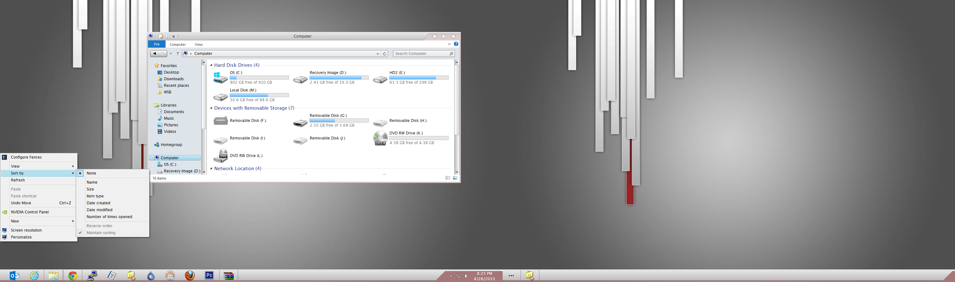 Windows 8 Desktop Themes on Win-Art-Style - DeviantArt