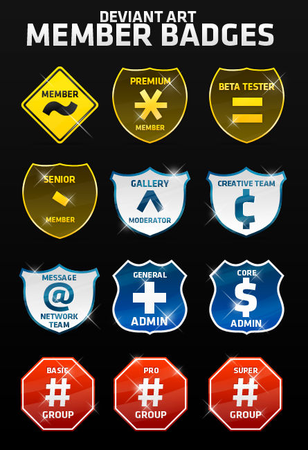 Deviant Art Member Badges By Mushir On Deviantart