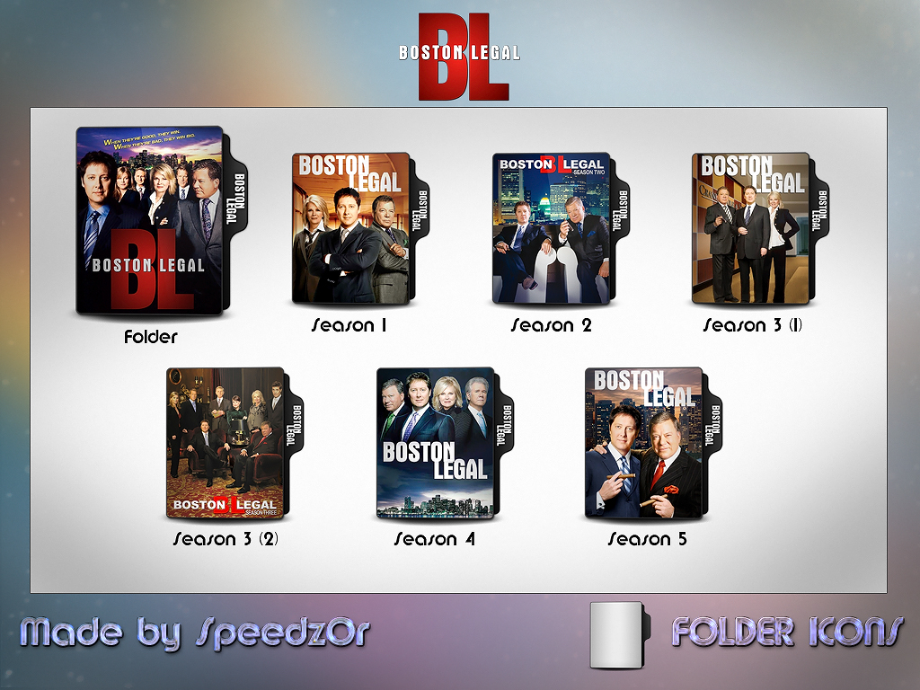 Boston Legal Folder Icons