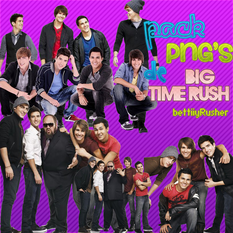 Pack PNG's de Big Time Rush by BettiiyRusher on DeviantArt
