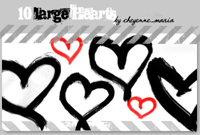 10xlarge Heart Brushes