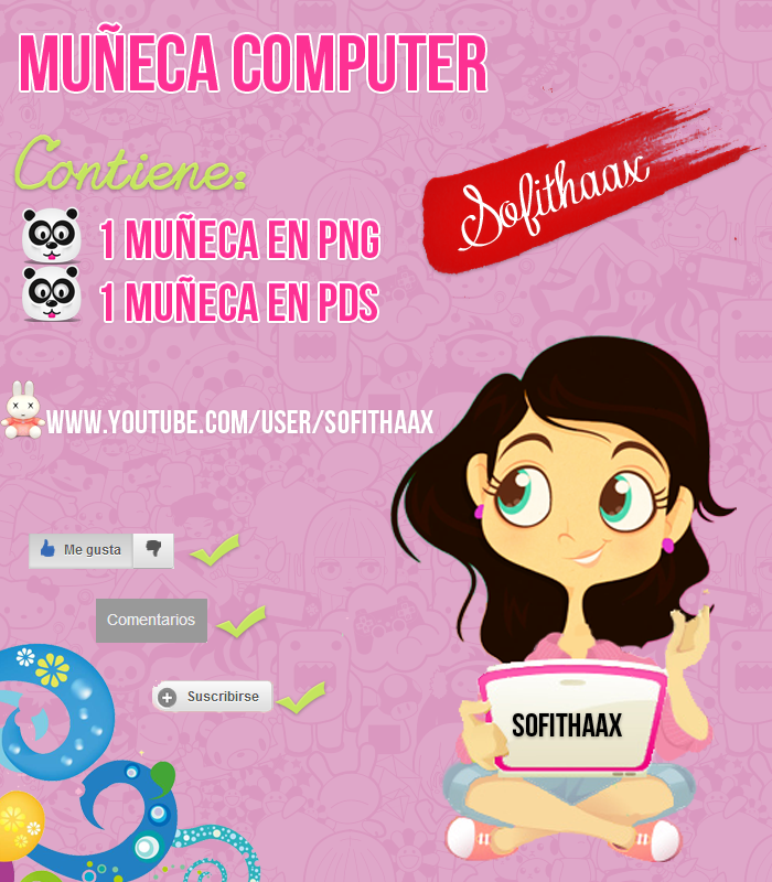 Doll Computer PSD by Sofithaax