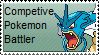 Competitive Pokemon Battler Stamp