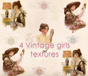 Vintage girls textures
