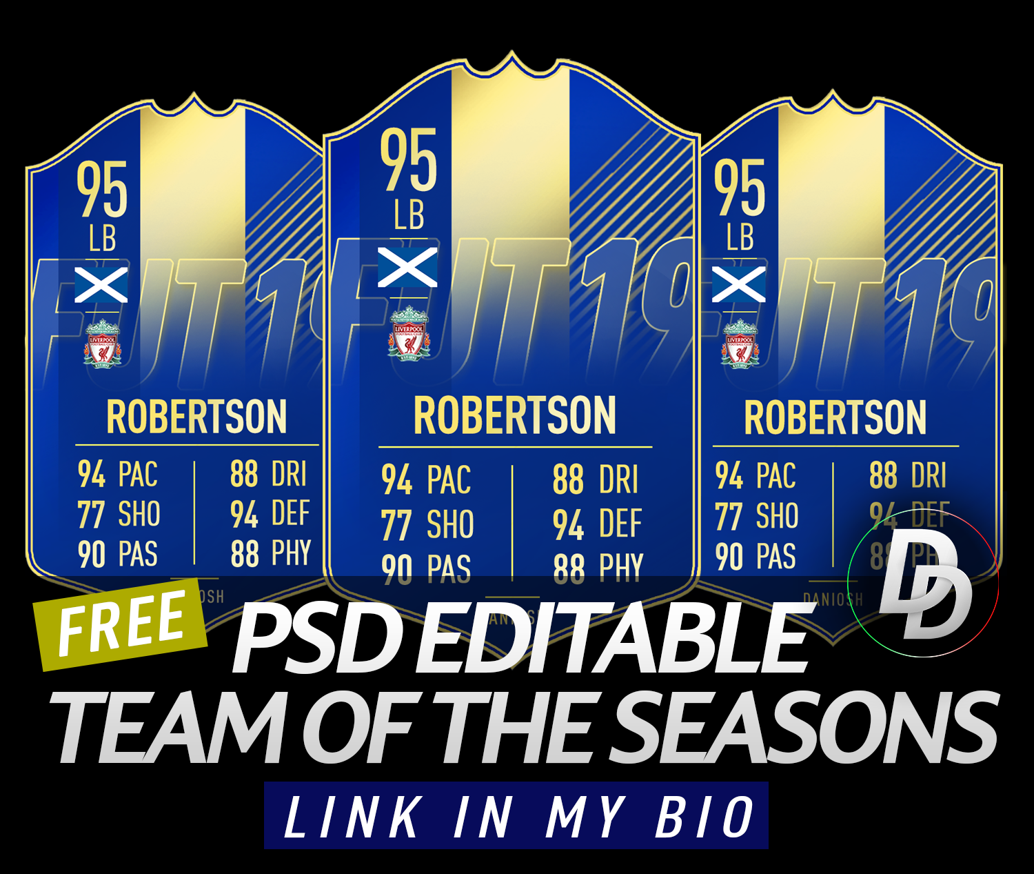 PSD FREE EDITABLE TEAM OF THE SEASONS FIFA 19 by daniosh on DeviantArt