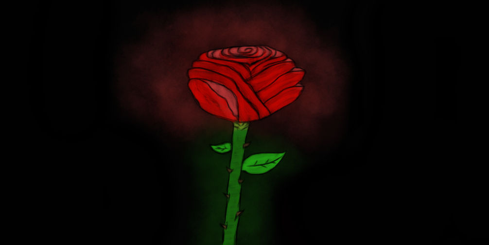 Red Rose by DizzySketchs on DeviantArt