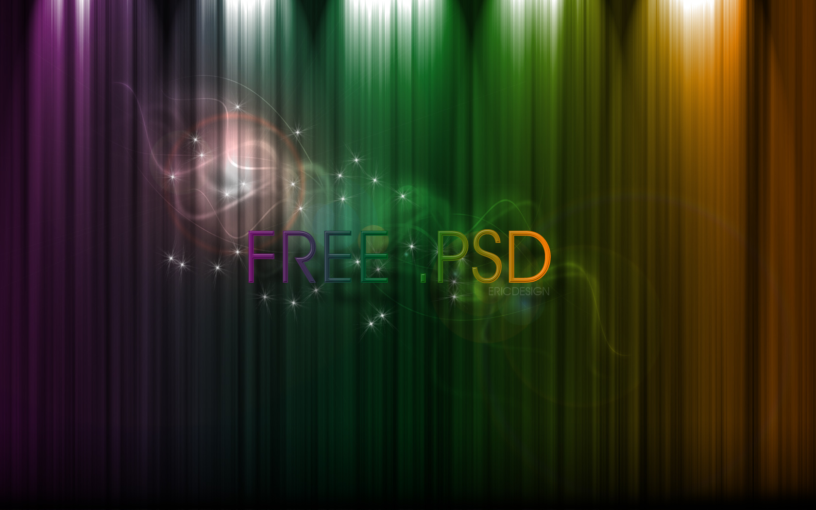 free psd rainbow