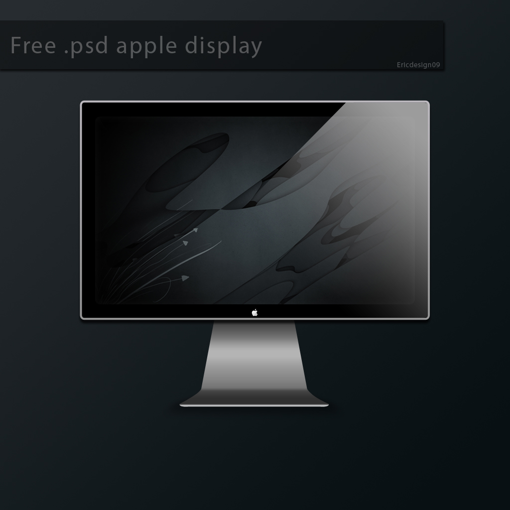 free psd apple display