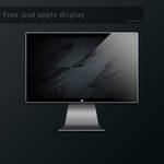 free psd apple display by 3DEricDesign