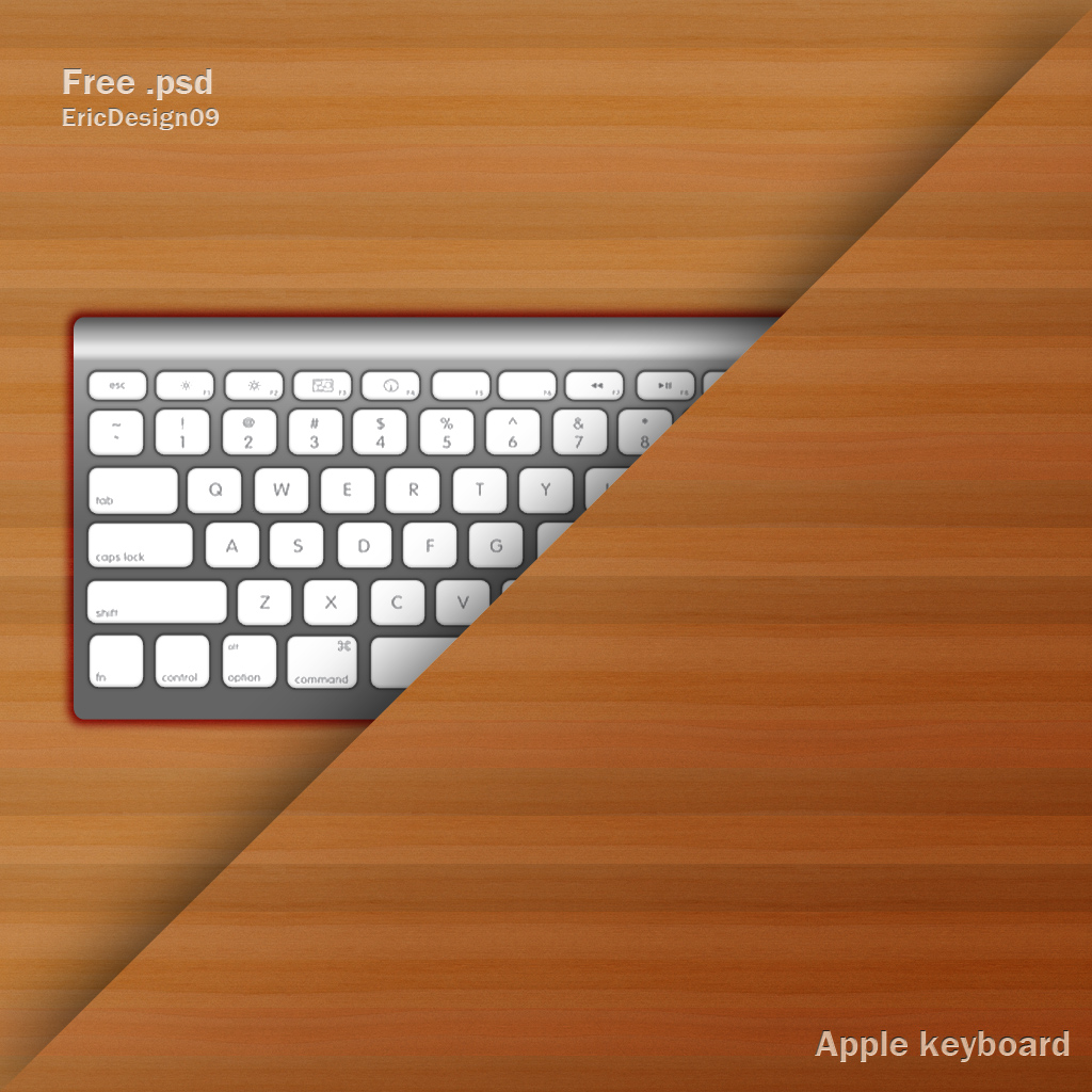 apple keyboard free psd