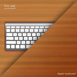 apple keyboard free psd