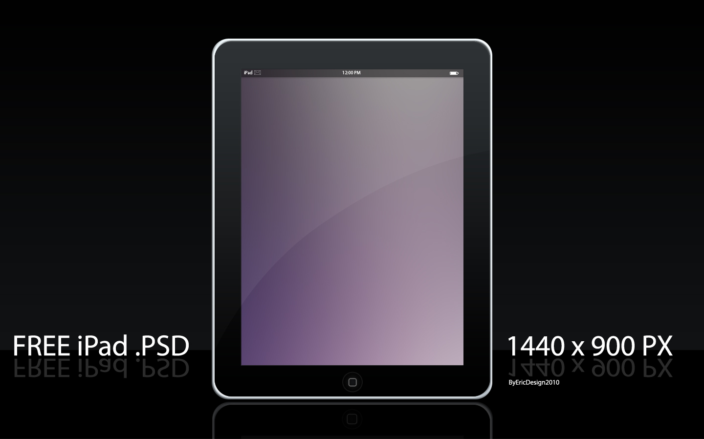 Free ipad template