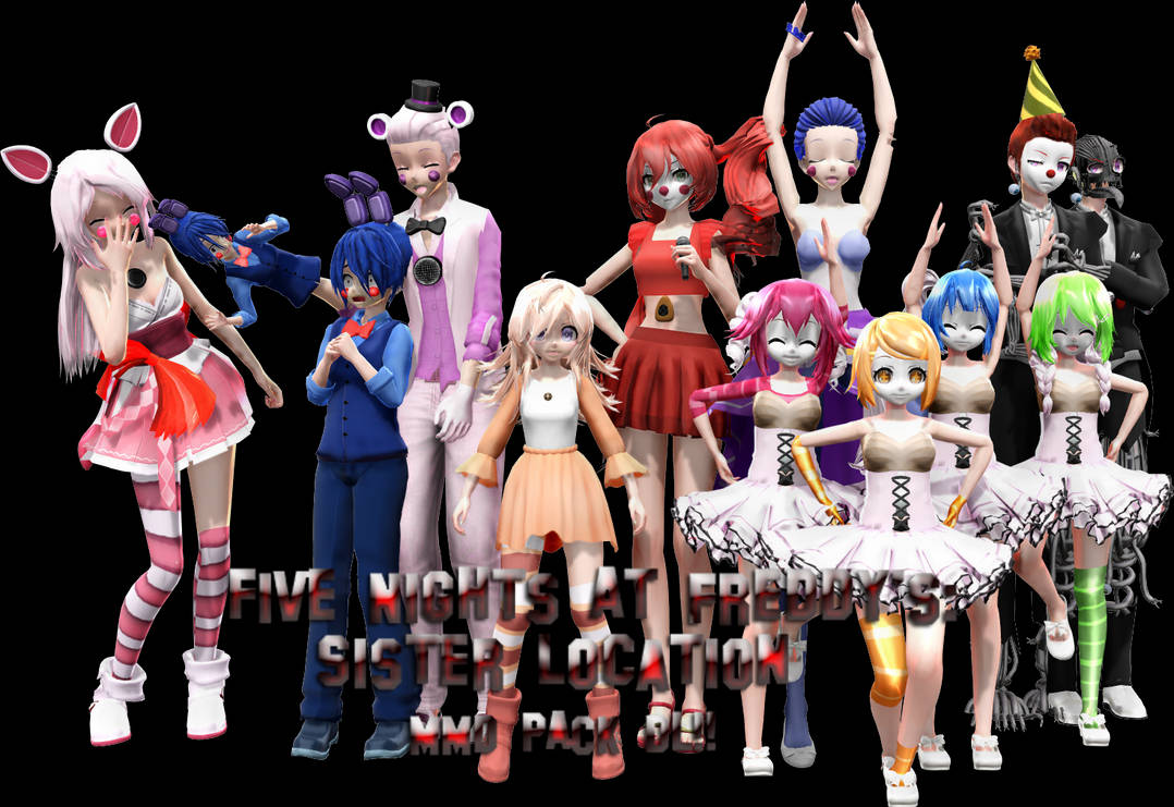 MMDxFNAF: SL :: SuperMega FNAF:SL PACK DL!!! by Cylops2000 on DeviantArt