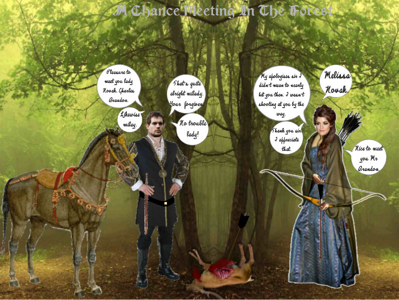 A Chance Meeting In The Forest by misstudorwoman on DeviantArt