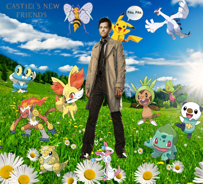 Castiel's New Friends by misstudorwoman on DeviantArt