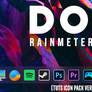 D O K - Rainmeter skin (with TUTS Icon Pack)