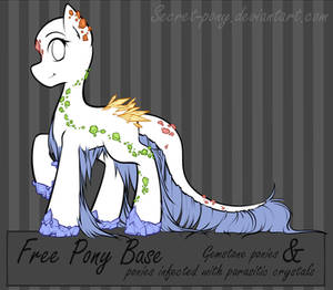 Free Pony Base: Gemstone ponies/Parasitic Crystals