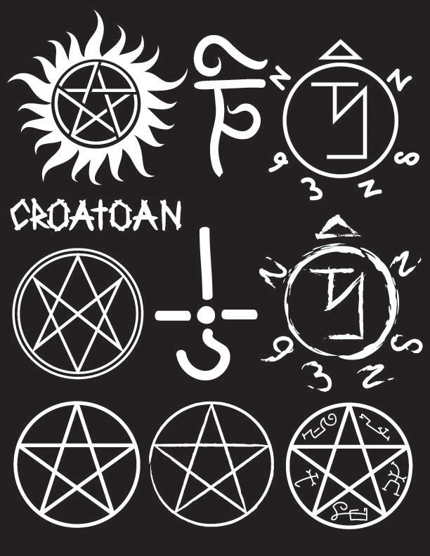 Supernatural Symbols Brush Set by Asemoth on DeviantArt