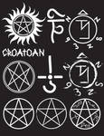 Supernatural Symbols Brush Set