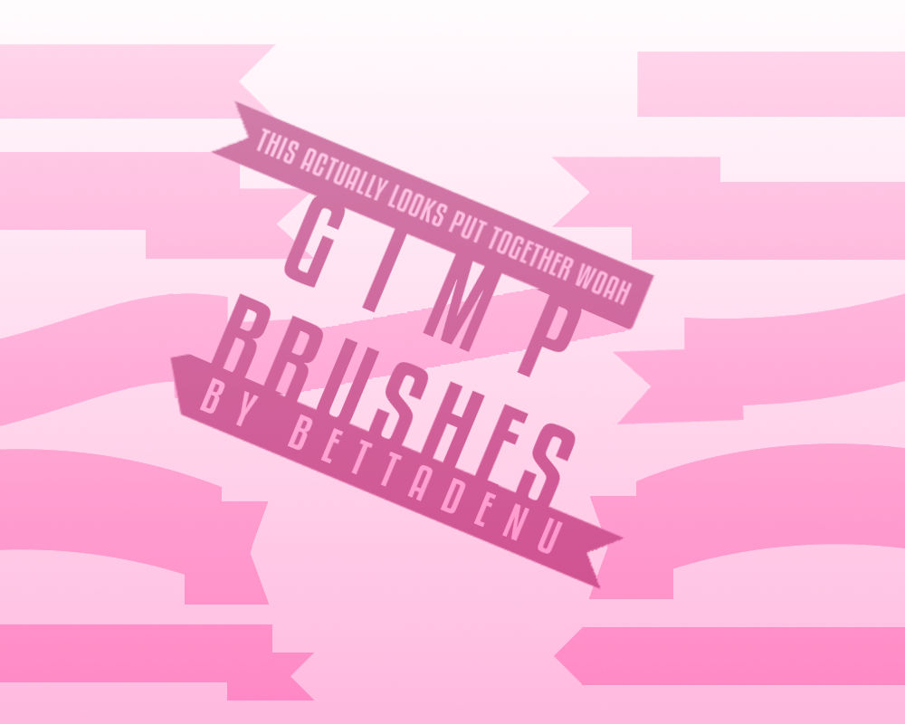 GIMP Brush Pack #1 by bettadenu on DeviantArt