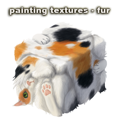 painting textures - fur - video