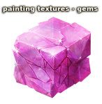 painting textures - gems