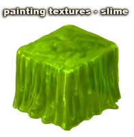 painting textures - slime - video