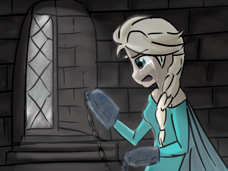 What have I done?! (Elsa in prison)