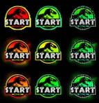 Jurassic Park Orbs Pack by keeperxiii